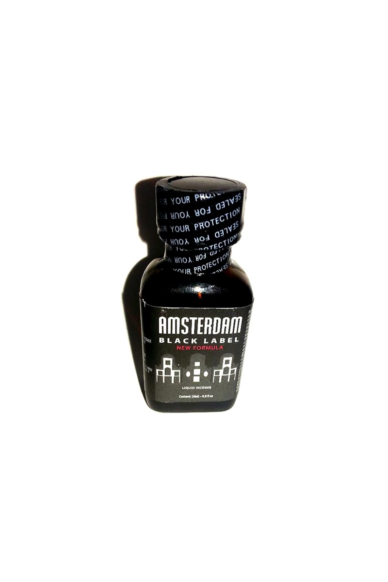 Poppers Amsterdam Black  label 24ml